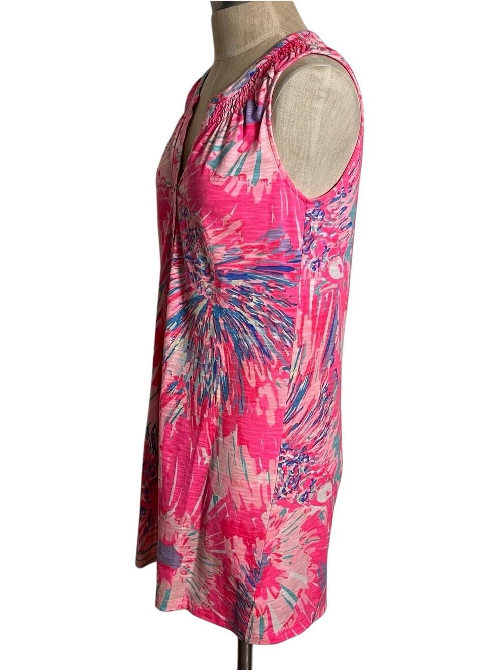 Lilly Pulitzer Pink Sleeveless Dress Essie Dress Never Been Betta NWOT — Small - Picture 6 of 10